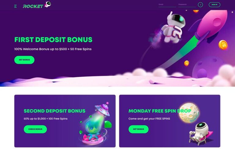 rocket casino login