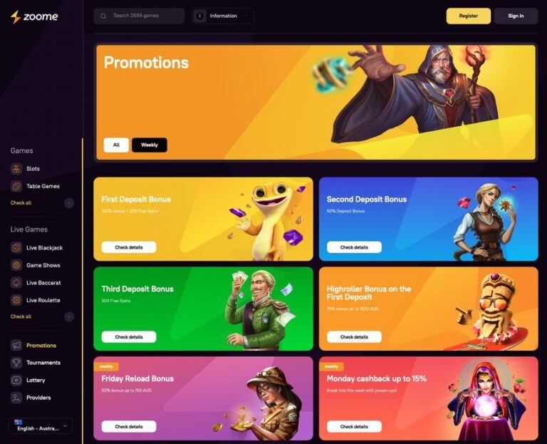 Zoome Casino Review 2025 - New Australian-friendly casino