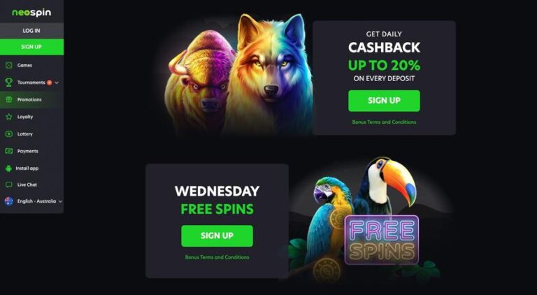 Neospin Casino Review 2023 ① Online Casino Australia