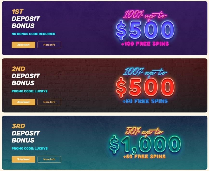 Welcome Bonus at Lets Lucky Casino