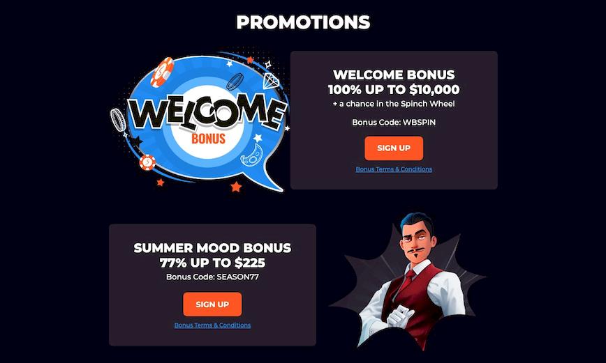 Spinch Casino Bonus