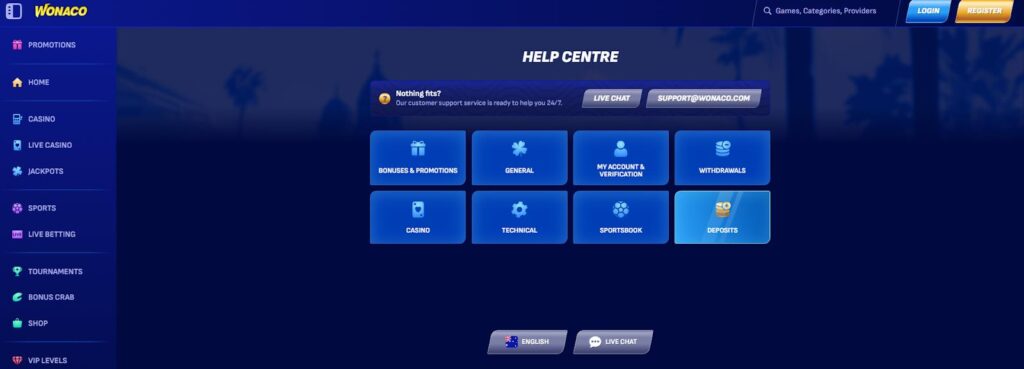 Help centre